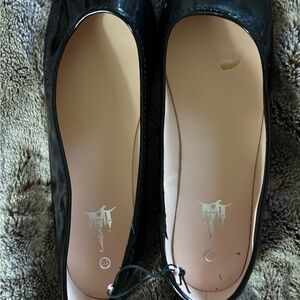 Disney Black Flats with Elegant Design
